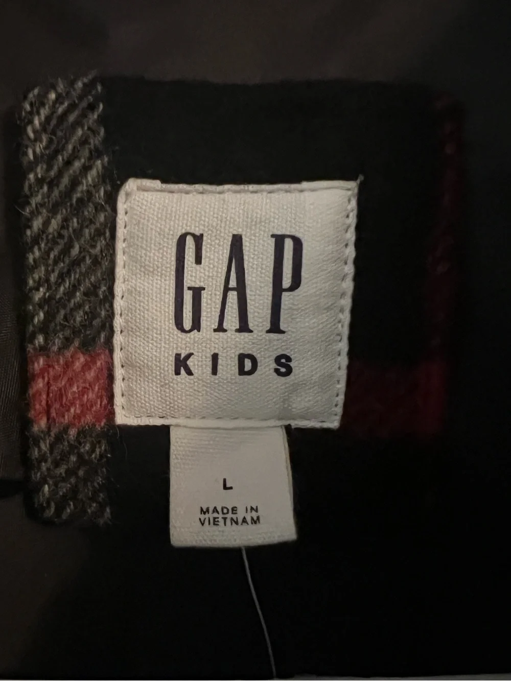 GAP kids plaid